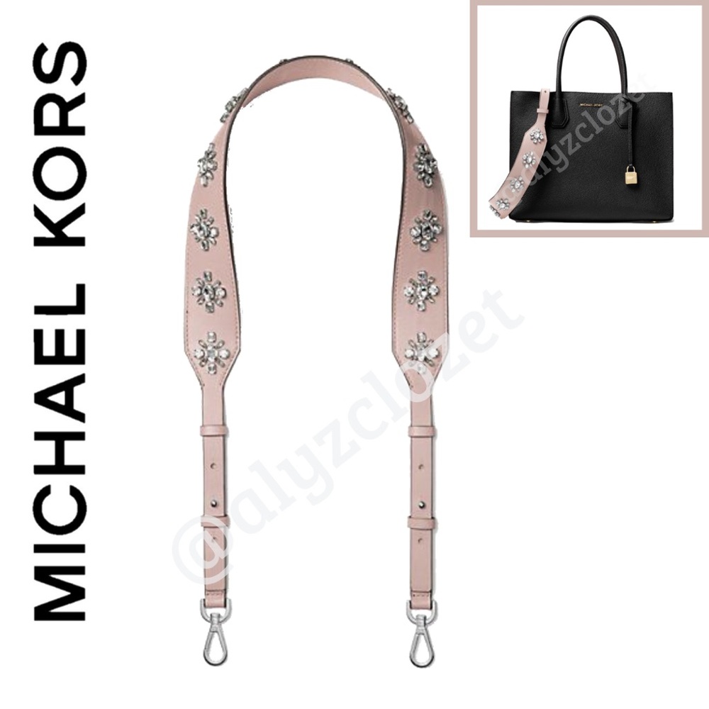 🌟NWT🌟 Michael Kors Embellished Guitar-Strap